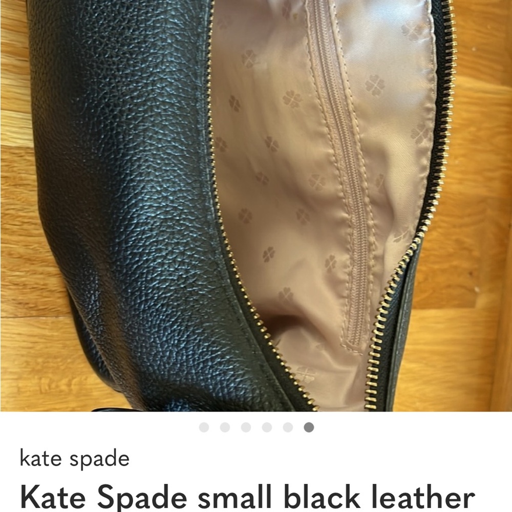 Kate Spade Black Leather Hobo Bag - Picture 4 of 4